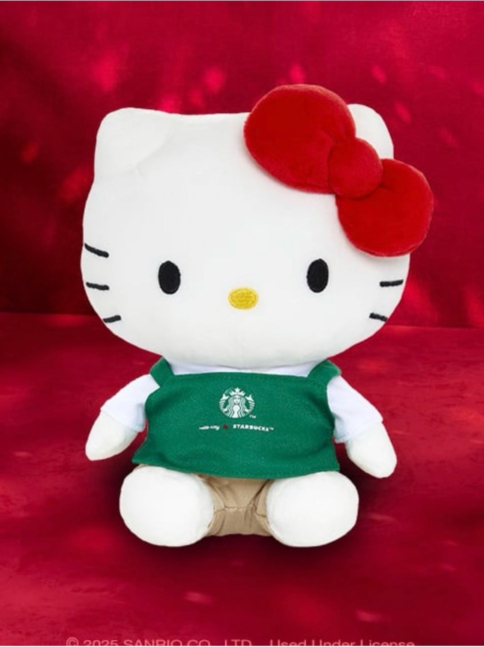 Brand New In Box Starbucks × Hello Kitty Plush Doll